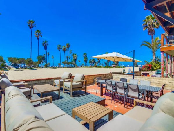 Mission Beach Vacation Home Located on Beach Sleeps 8