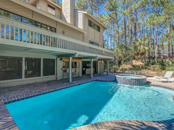 Walk to Beach Hilton Head Vacation Home Five Bedrooms