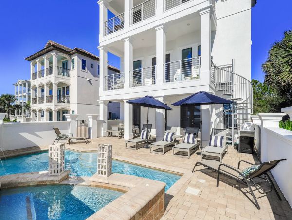 Santa Rosa Beach 6 Bedroom Home Gulf Views & Pool