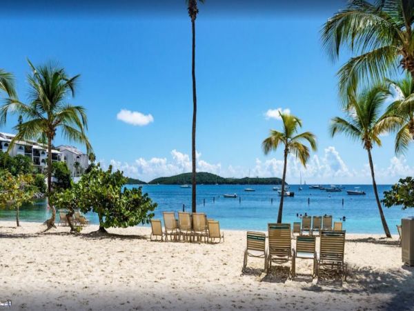 On Beach St. Thomas Vacation Condo Two Bedroom