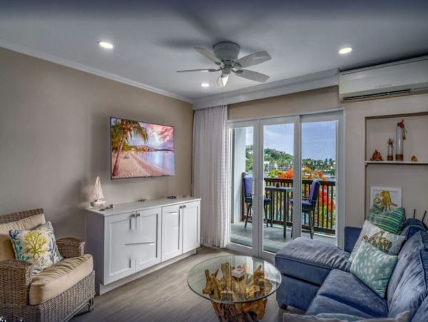 On Beach St. Thomas Vacation Condo Two Bedroom