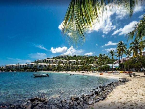 On Beach St. Thomas Vacation Condo Two Bedroom