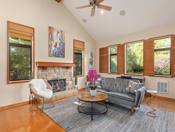 Montecito Walk to Beach Vacation Home Three Bedrooms