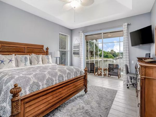 Canal Front Vacation Home In Marco Island With Pool