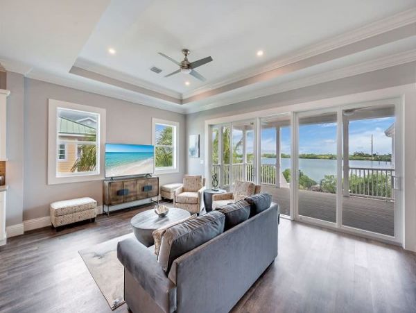 Key West Vacation Pool Home Four Bedrooms Canal Views