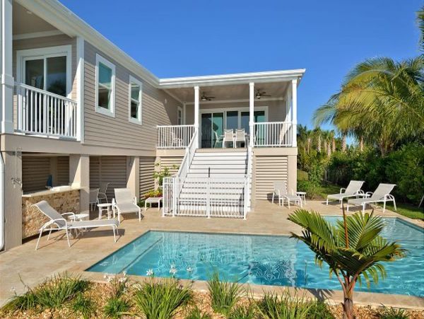 Key West Vacation Pool Home Four Bedrooms Canal Views