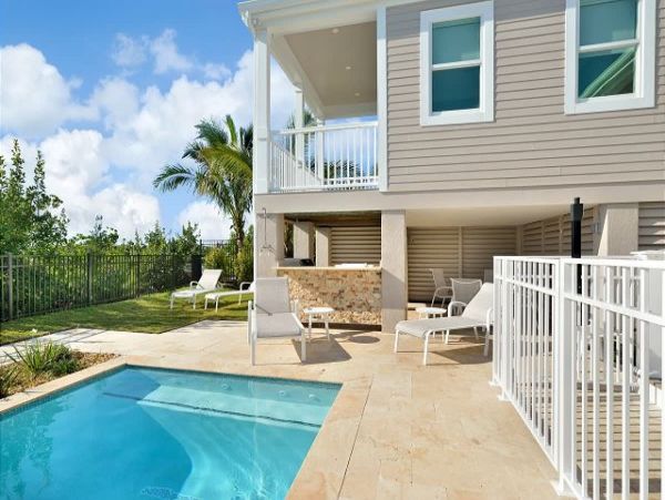 Key West Vacation Pool Home Four Bedrooms Canal Views