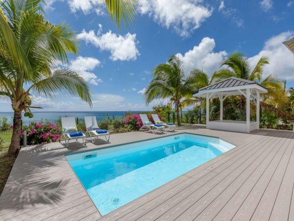 St Martin Full Ocean View 3 Bedroom Home Private Pool