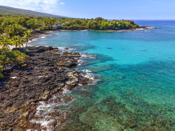 Kailua-Kona Luxury Oceanfront Retreat with Pool and Spa