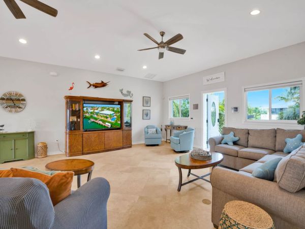 Coco Plum Beach Home in Marathon with Pool and Boat Dock Canal Front