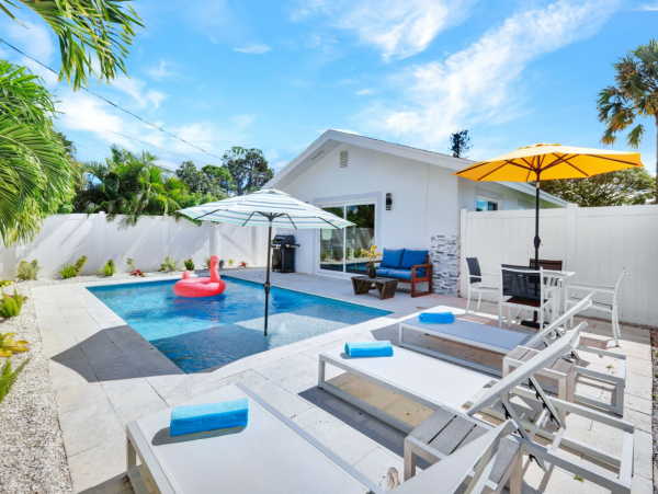 Naples Park Vacation Rental - Vanderbilt Beach Home with Saltwater Pool