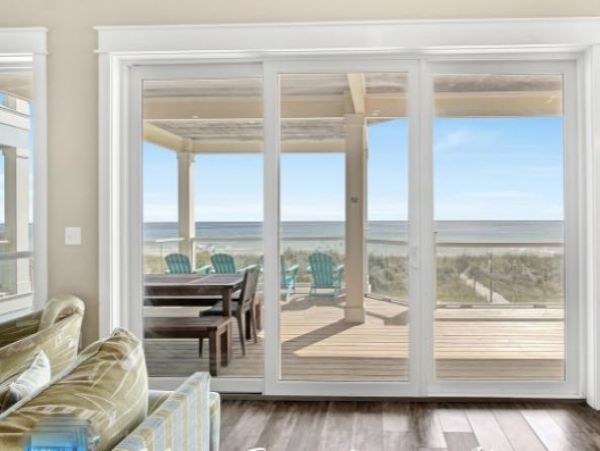 On Beach Panama City Vacation Pool Home With Six Bedrooms