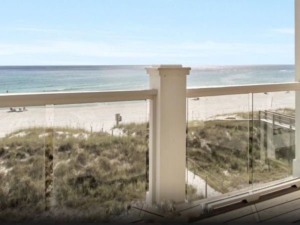 On Beach Panama City Vacation Pool Home With Six Bedrooms