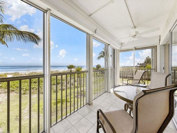 Sanibel Beachfront Two Bedroom Condo