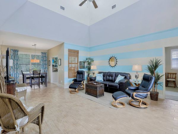 Walk to Beach Marco Island Vacation Pool Home Three Bedrooms
