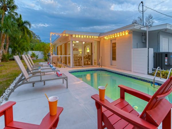 Sarasota Three Bedroom Rental Home with Private Pool
