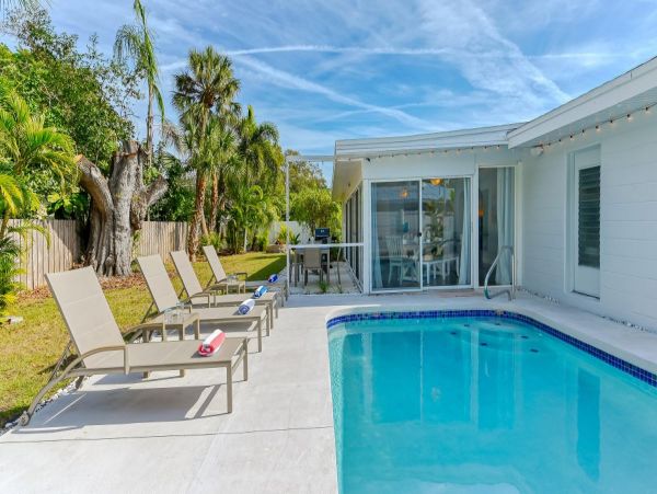Sarasota Three Bedroom Rental Home with Private Pool