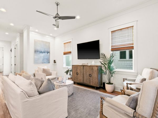 Enjoys a Private Dip Pool & Stunning Interior