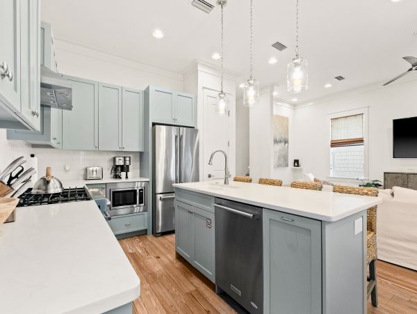 Enjoys a Private Dip Pool & Stunning Interior