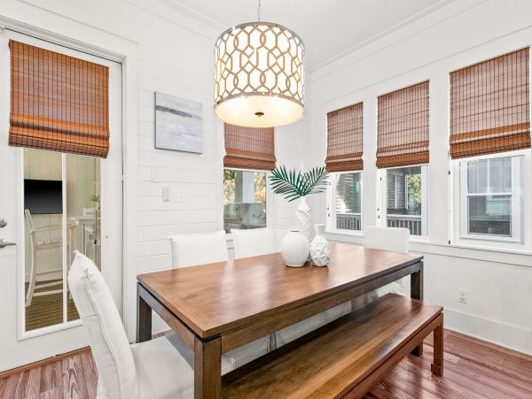 Enjoys a Private Dip Pool & Stunning Interior
