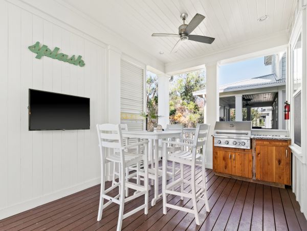 Enjoys a Private Dip Pool & Stunning Interior