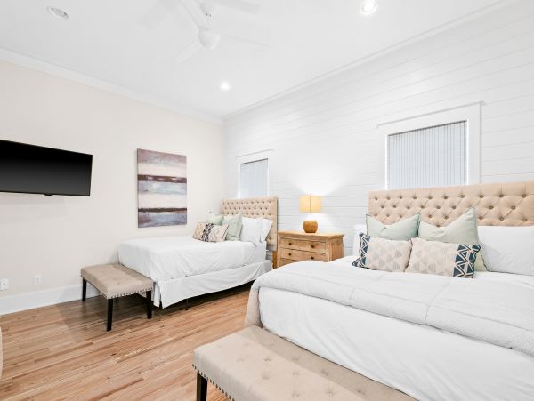 Enjoys a Private Dip Pool & Stunning Interior