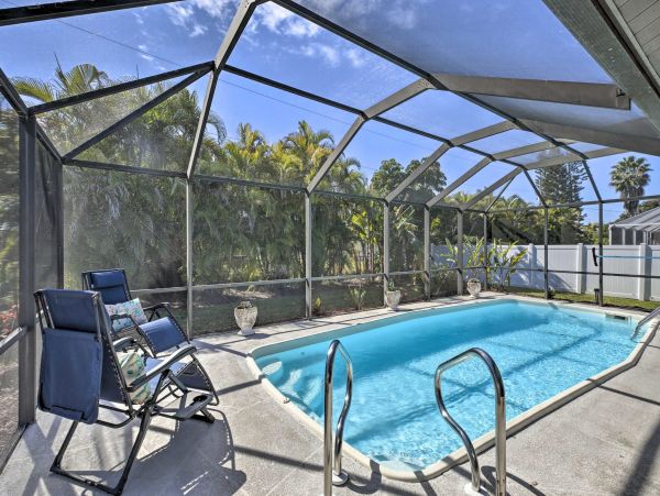 Cape Coral Vacation Pool Home Three Bedroom