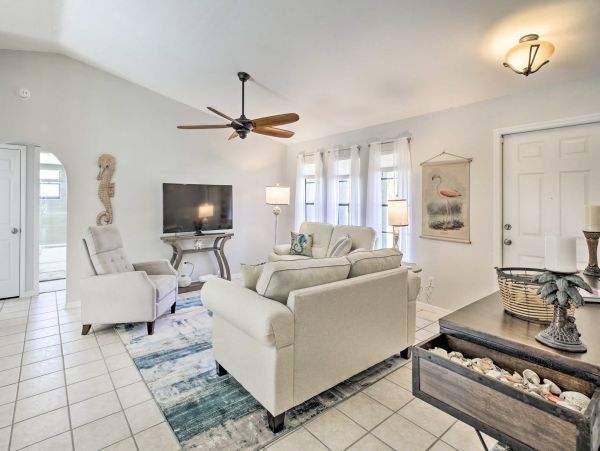 Cape Coral Vacation Pool Home Three Bedroom