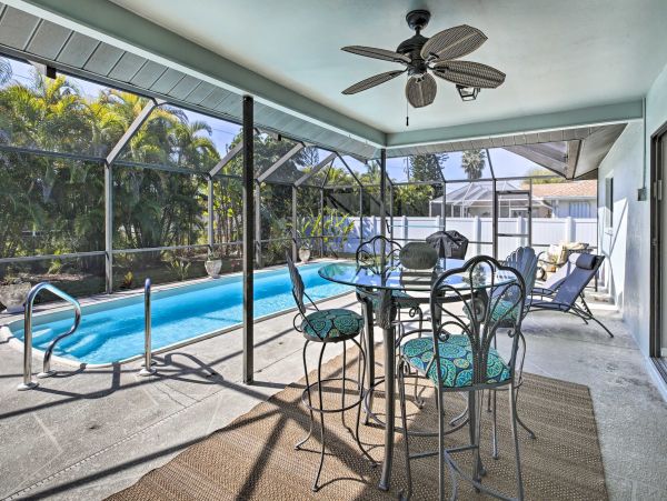 Cape Coral Vacation Pool Home Three Bedroom