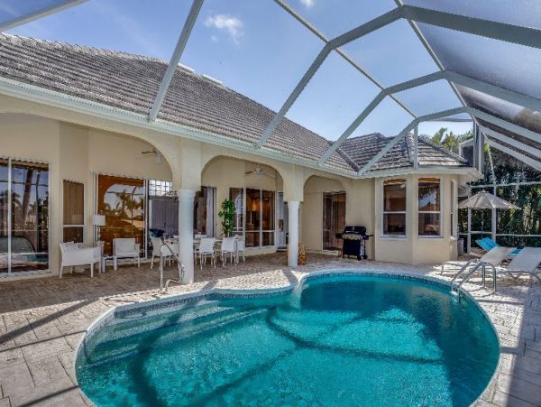 Cape Coral Vacation Pool Home Three Bedroom
