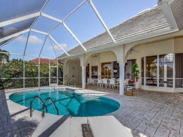 Cape Coral Vacation Pool Home Three Bedroom