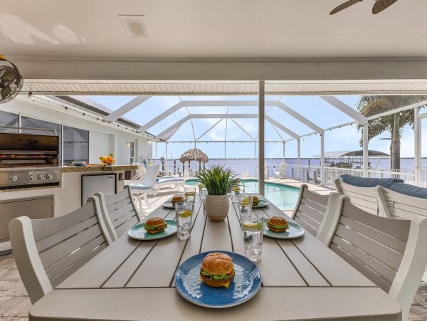 Cape Coral Luxury Vacation Rental  4-Bedroom Gulf Coast Pool Home