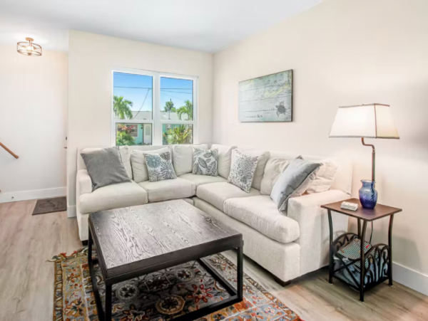 Longboat Key Two Bedroom Canal Front Townhome Screened Porch