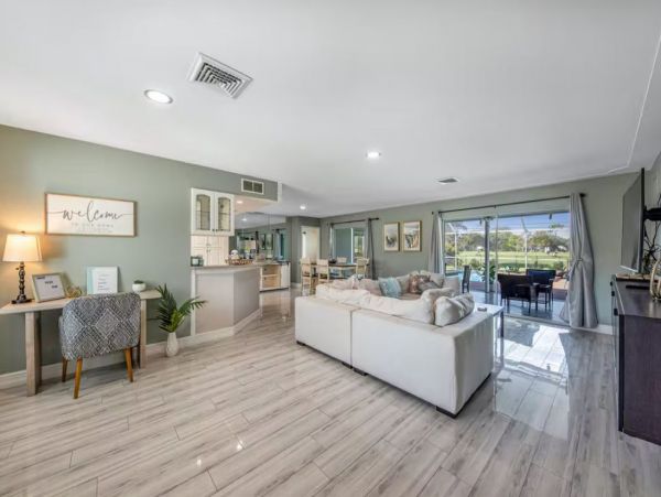 Golf Course View Sarasota Vacation Home with Private Pool