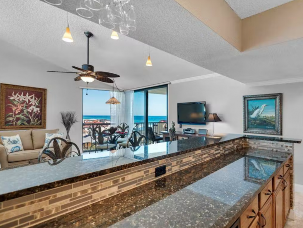 8th floor Gulf Front unit cross over road to beach