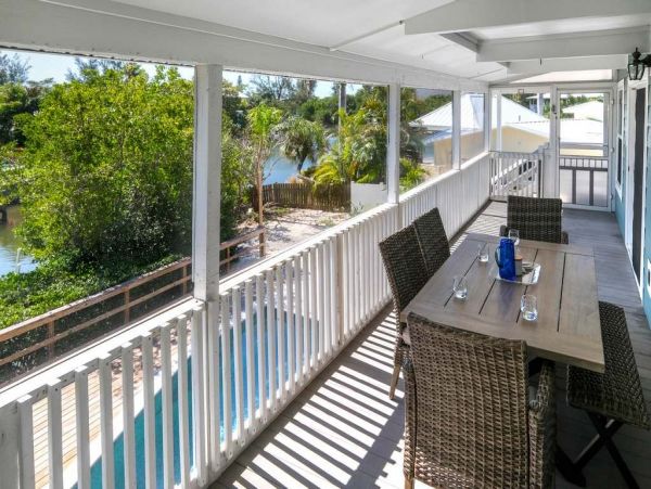 Anna Maria 3 Bedroom Home with Private Pool & Canal Views