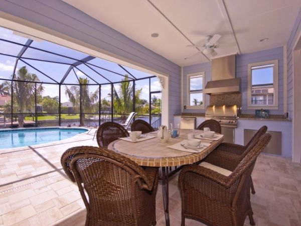Cape Coral Vacation Pool Home Four Bedrooms Sleeps 8 Guests