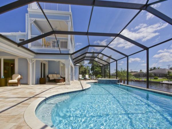 Cape Coral Vacation Pool Home Four Bedrooms Sleeps 8 Guests