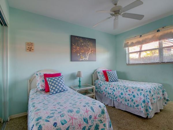 Secluded East end First floor Sanibel Beach Condo