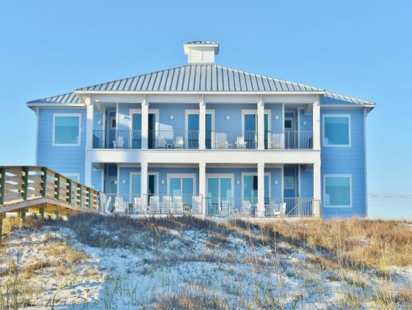 Gulf Shores Beachfront Vacation Home Sleeps 20 Guests