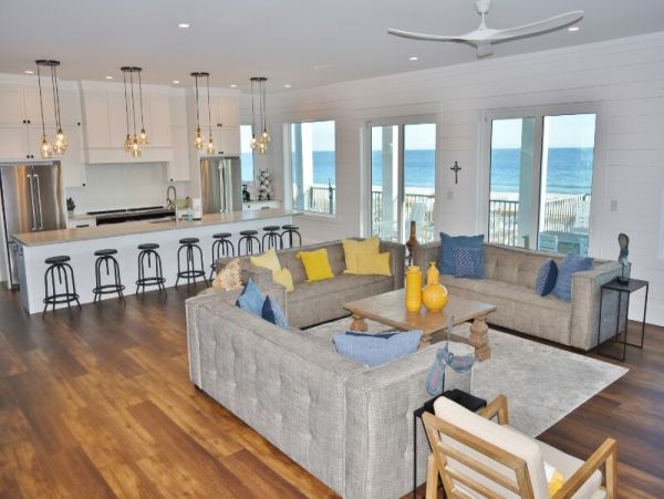 Gulf Shores Beachfront Vacation Home Sleeps 20 Guests