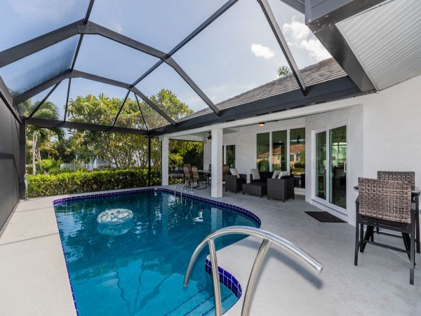 Marco Island Canal Front Luxury Vacation Pool Home