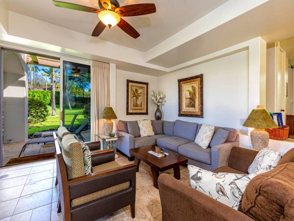 Luxury Wailea Ground Level Vacation Condo Two Bedrooms