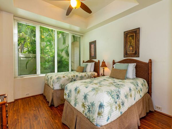 Luxury Wailea Ground Level Vacation Condo Two Bedrooms