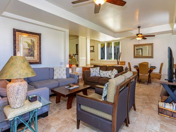 Luxury Wailea Ground Level Vacation Condo Two Bedrooms