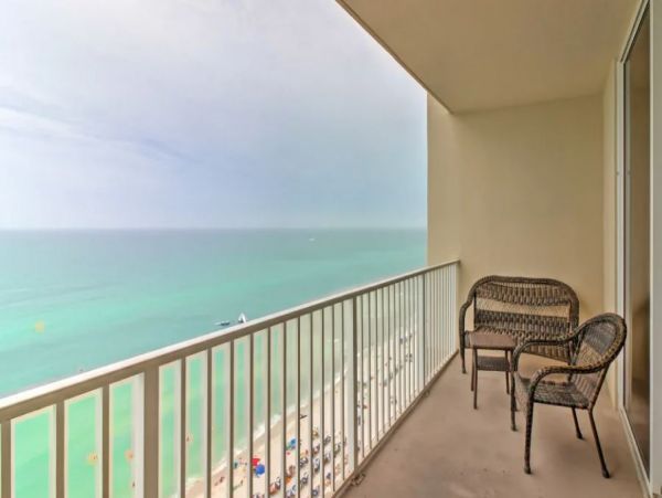Panama City Vacation Condo Three Bedroom Gulf Views Sleeps 8