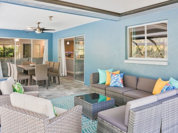 Sarasota Vacation Pool Home Three Bedrooms Sleeps 10 Guests