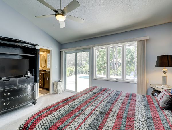 Hilton Head Vacation Four Bedroom Rental with Private Dock