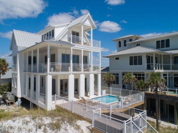 Seagrove Beach Four Bedroom Rental Home with Private Pool