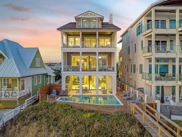Santa Rosa Beach 9 Bedroom Main Home + 1 Bedroom Guest House